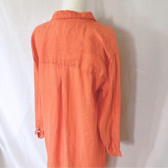 Relaxed Buttondown Linen Tunic XS - Picture 7 of 14